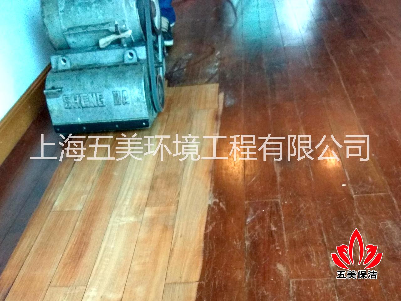 上海地板翻新机,上海地板翻新公司，上海木地板翻新图片