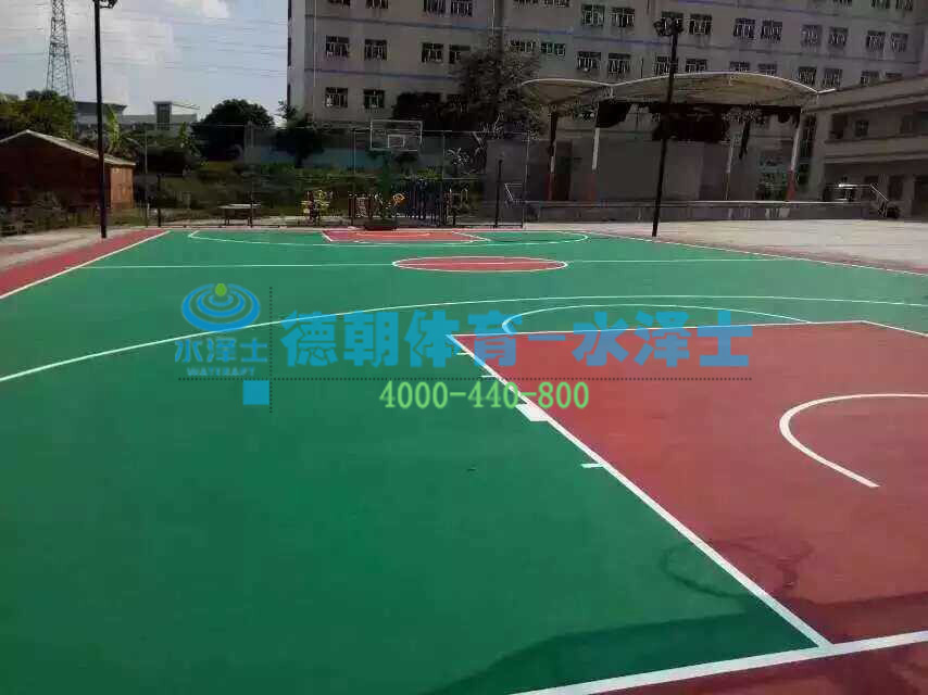 室外丙烯酸球场材料 广东标准球场施工 专业运动场地 广东球场施工