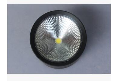 明装LED筒灯 圆形天花筒灯外壳套件 黑色一体化嵌入式防水筒灯