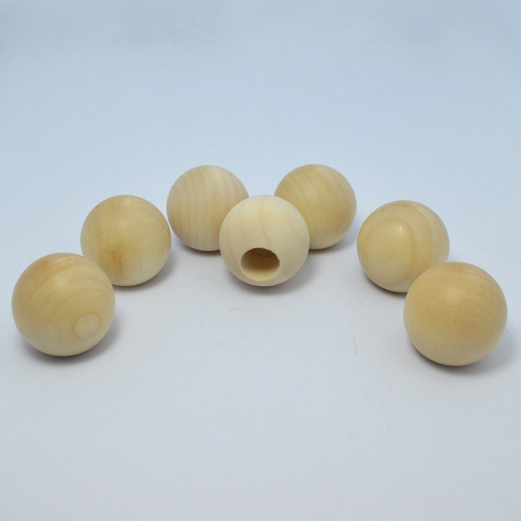 加工定制环保彩色木圆球 高品质木珠 各种优质圆木珠木圆球规格尺寸颜色可定制图片