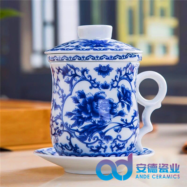 景德镇陶瓷茶杯 高档陶瓷茶杯 高档酒店陶瓷茶杯