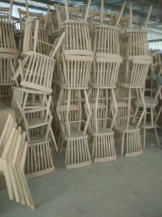 厂家直销全实木餐椅胡桃木椅温莎椅