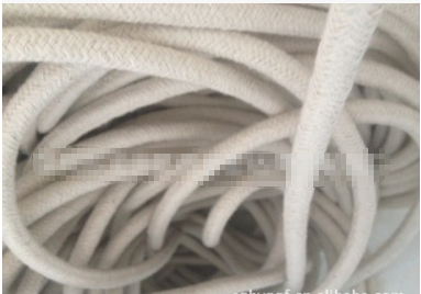 厂家供应床上用品用的包芯棉绳 本白色棉绳