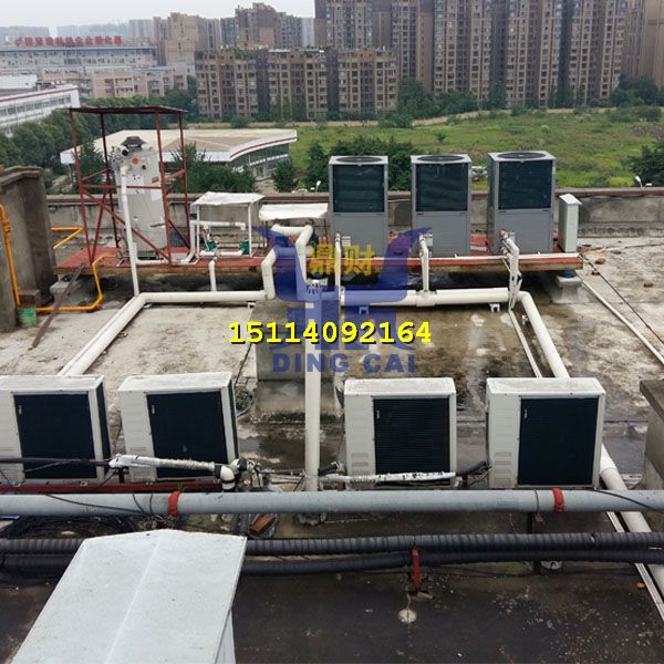 四川美的H型风冷热泵模块中央空调机组图片