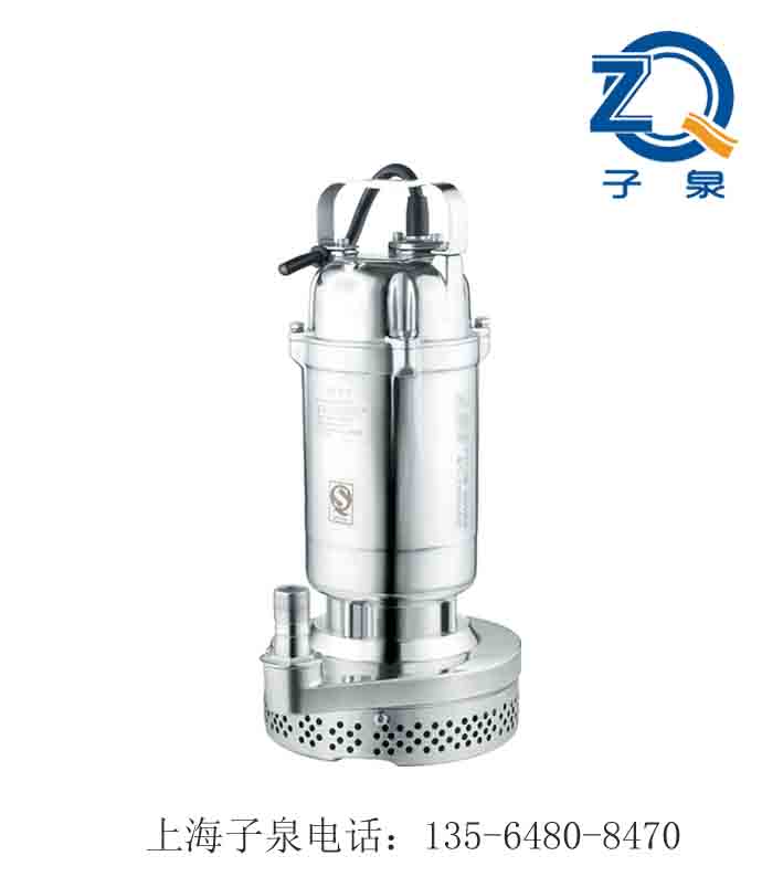 供应上海小型潜水泵QDX 不锈钢304 316L更耐磨