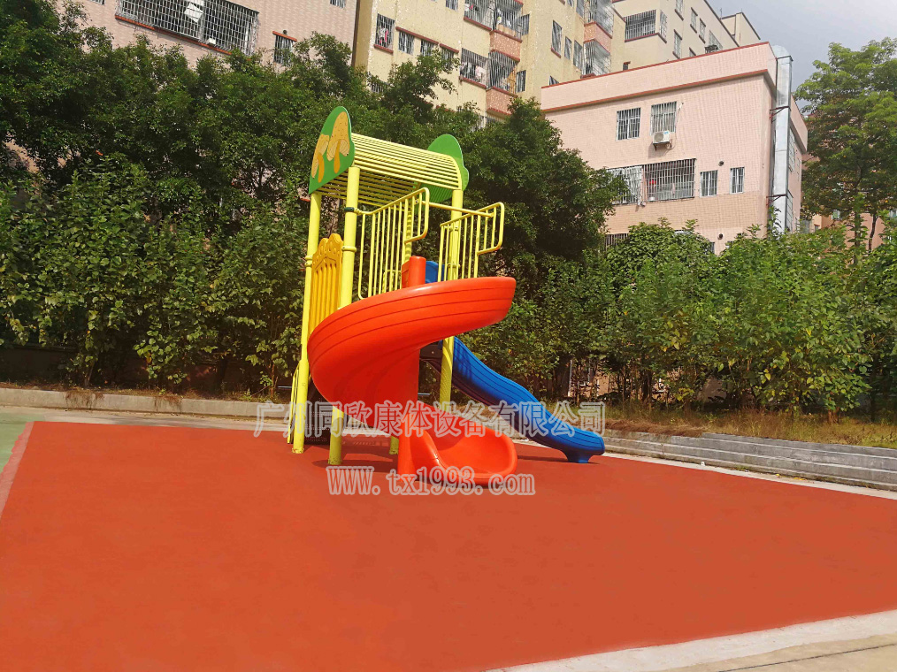 广州同欣安全橡胶地垫小学学校幼儿园户外橡胶地垫厂家图片