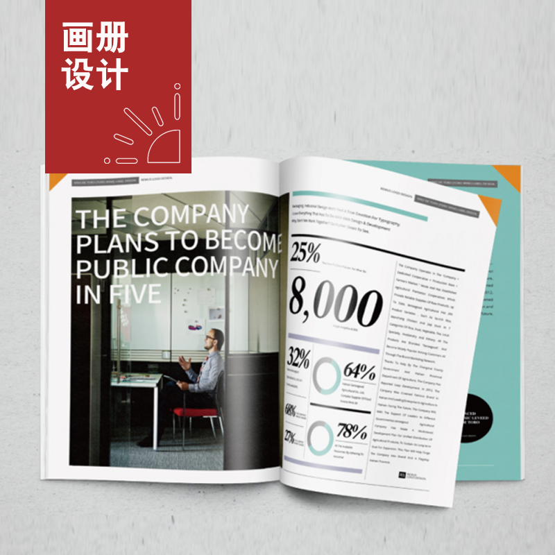 深圳画册设计logo设计VI策划彩页包装公司主要经营企业画册设计图片