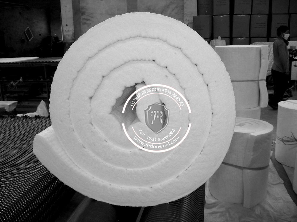 陶瓷纤维毯硅酸铝纤维毯锅炉烟道隔热材料耐高温耐火图片