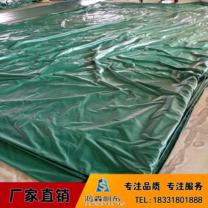 篷布厂家直销 500克每平方 防雨纺晒耐酸碱 抗老化PVC篷布 煤场盖布 苫布