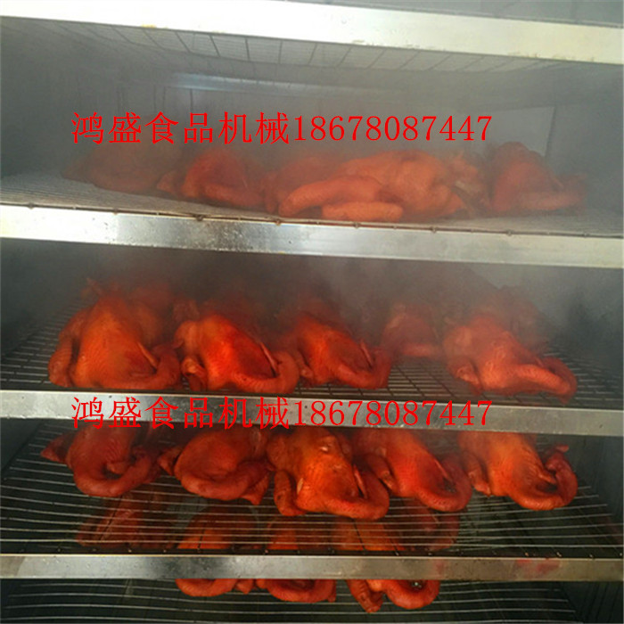 山东熏鸡烟熏炉厂家 熏鸡自动烟熏炉供应商