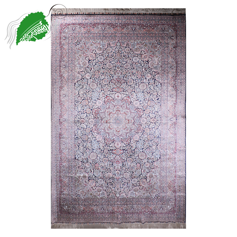亿丝厂家波斯手工真丝出口欧美地毯客厅卧室手工地毯183x290cm