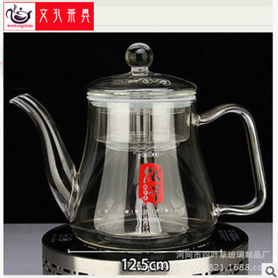 加厚玻璃蒸茶壶 电陶炉煮茶壶 黑茶蒸汽壶