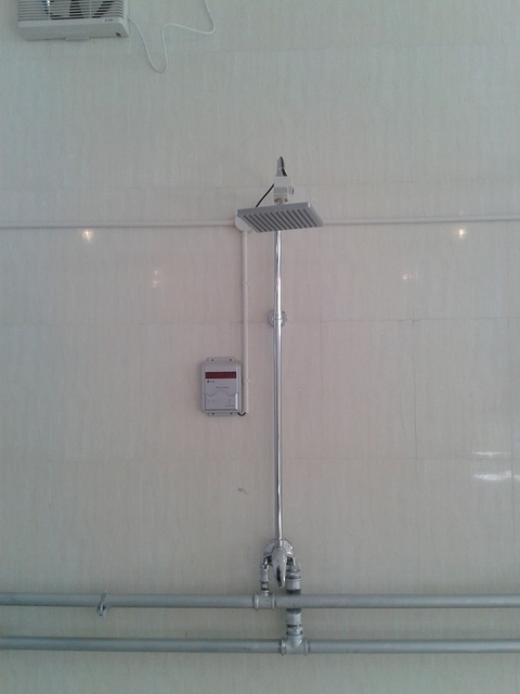 华蕊水控机品牌节水设备浴室淋浴刷卡机洗澡打卡