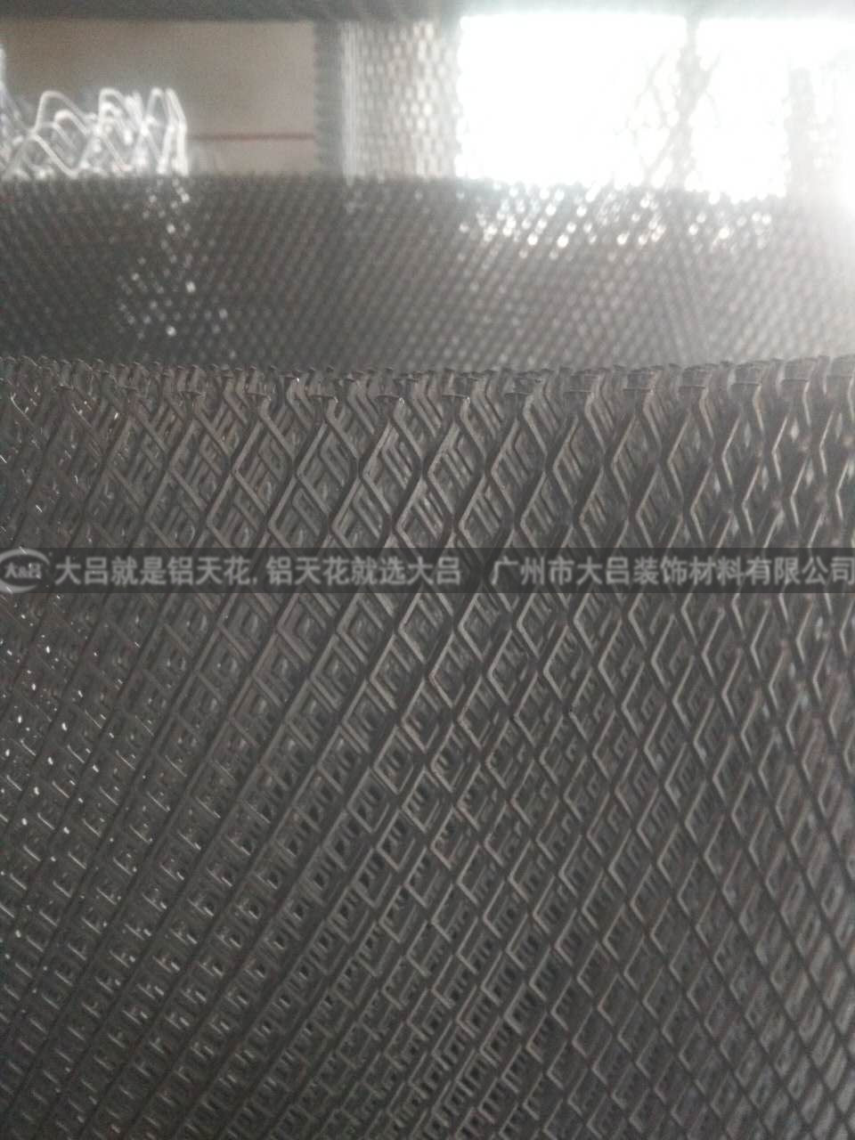 按需定制各种样式菱形孔铝合金拉网 铝拉伸网板 铝扩张网板
