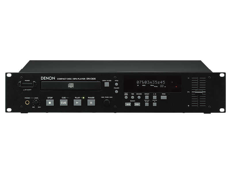 Denon天龙 DN-C635 CD机 录音棚CD播放器 机架式CD播放机 立体声播放机 多功能专业播放机