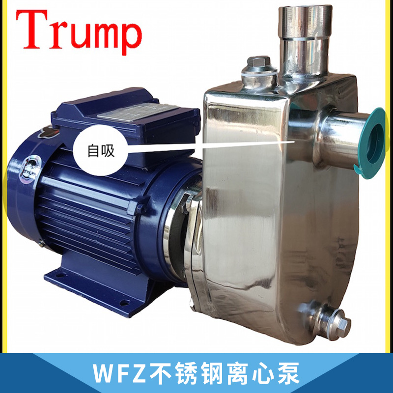 厂家直销  WFZ不锈钢离心泵 304/316不锈钢耐腐蚀泵 化工环保增压泵图片