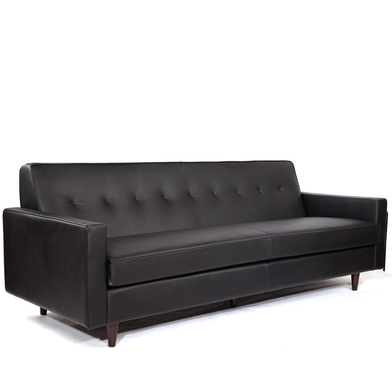 现代简约真皮沙发 现代创意三人位沙发 创意真皮沙发 北欧风格装修