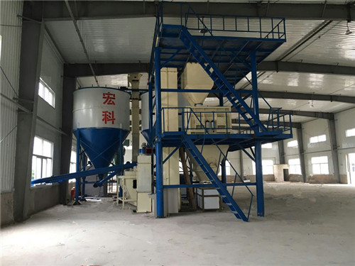 郑州宏科干粉砂浆生产线价格  节能环保型砂浆生产设备