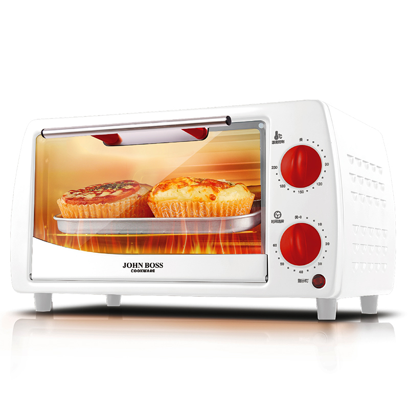 礼品网站JOHNBOSS电烤箱家用12L多功能烘焙烤箱4D热力循环加热HE-WK900图片