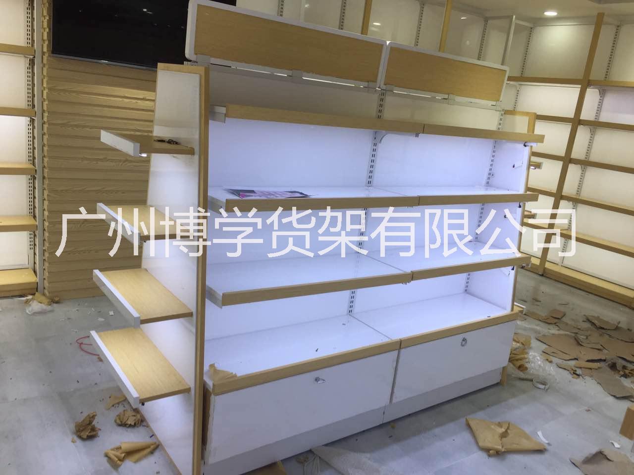 广州市化妆品展示柜 保养品烤漆柜 护肤厂家