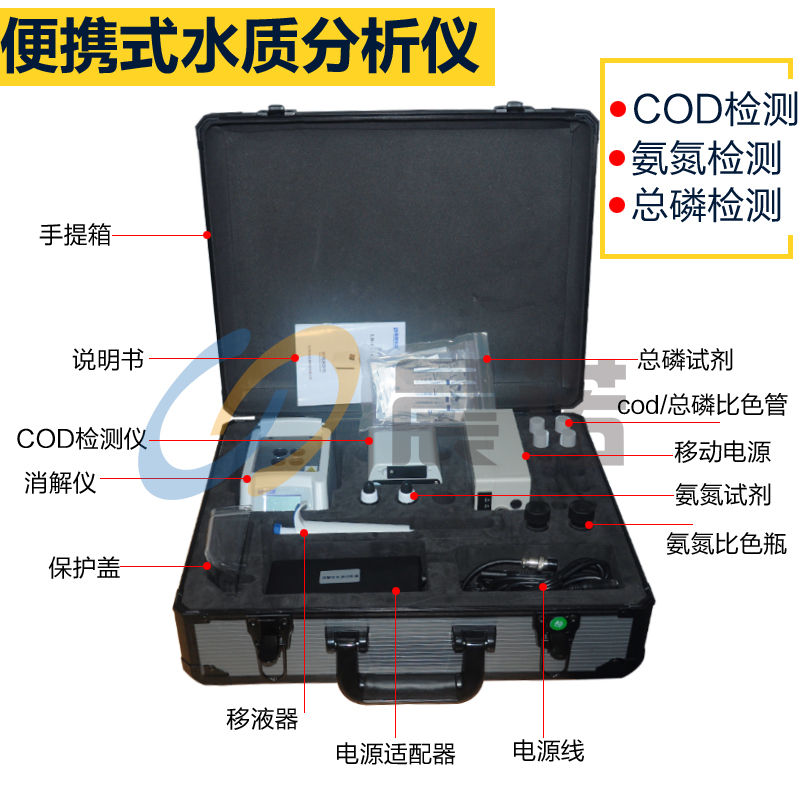 COD氨氮总磷检测仪杭州陆恒生物水质分析仪图片