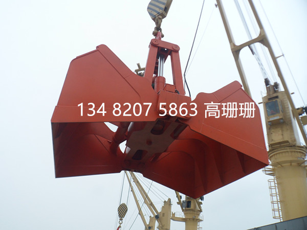 供应上海紫石zishi电动液压双瓣抓斗 船用装卸散货抓斗厂