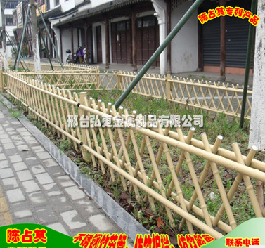 供应不锈钢竹节管护栏、仿竹篱笆竹节围栏、栅栏栏杆图片