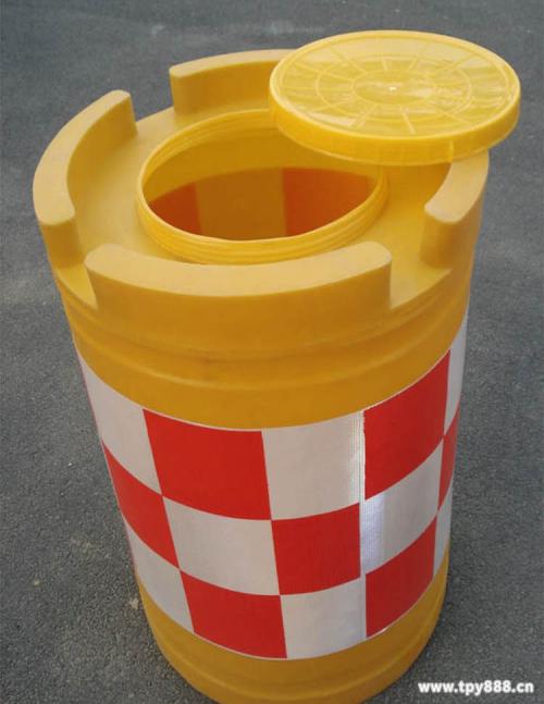 南宁市塑料防撞桶厂家厂家批发广西供应塑料防撞桶水沙砂桶 定制隔离墩塑料防撞桶