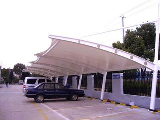 供应浦东专业生产各种帐篷上海雅洲供应 膜结构汽车棚 景观棚 钢结构停车