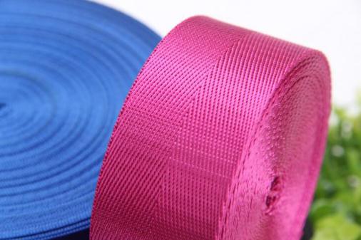 厂家直销仿尼龙提花织带现货批发加厚箱包织带彩色环保尼龙织带