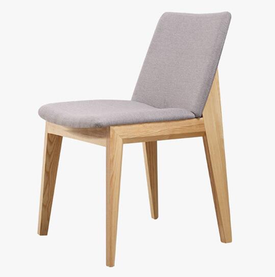 实木餐椅|斜边椅