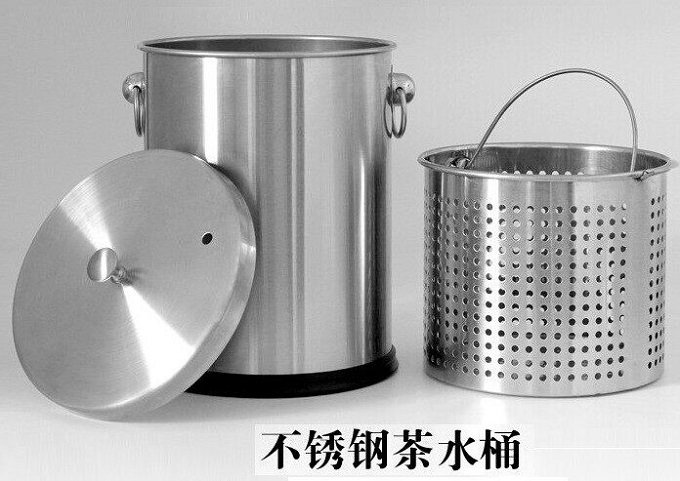 供应304不锈钢茶叶桶、茶水过滤桶、成都茶叶剩水桶厂家批发图片