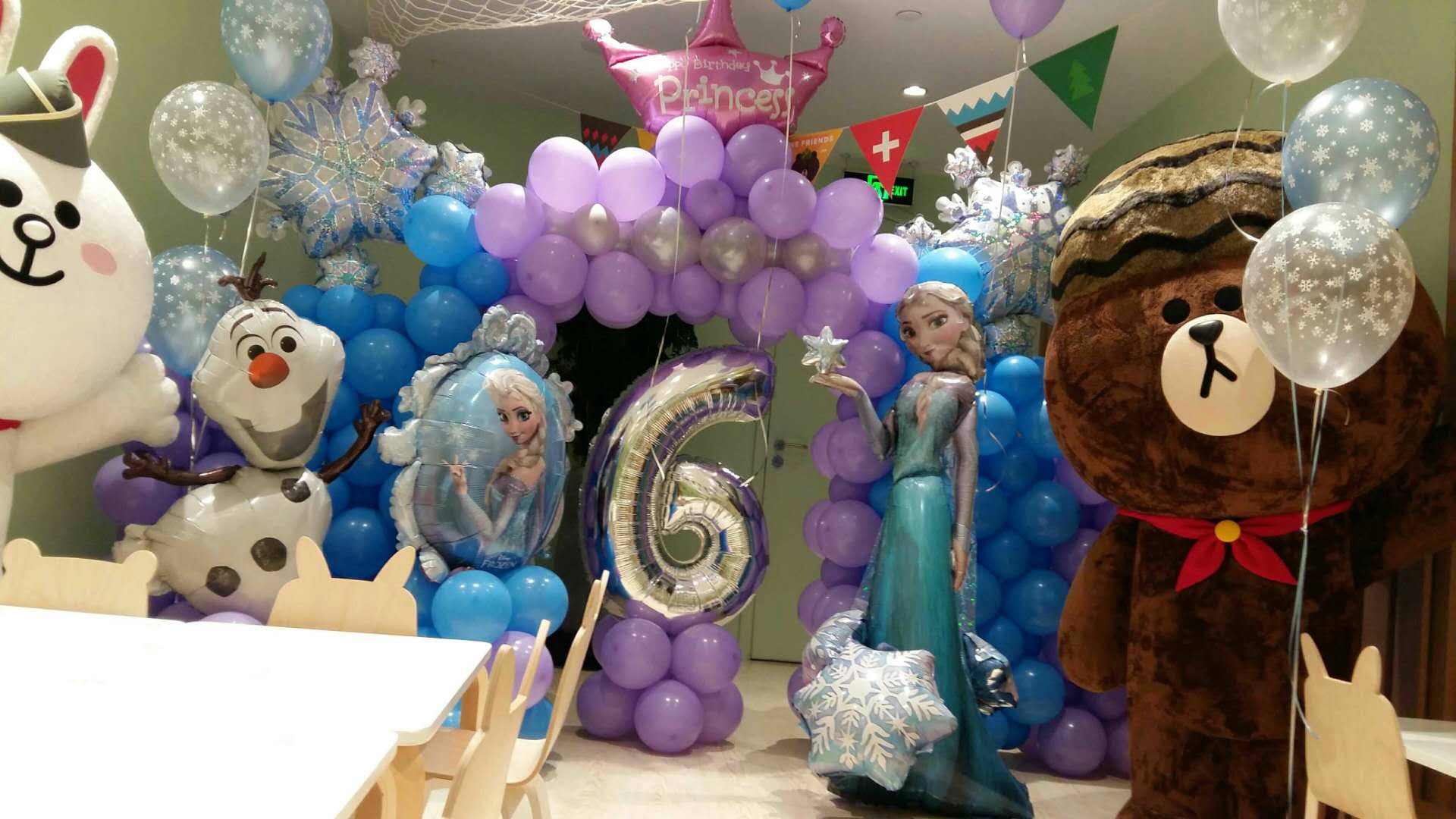 北京派对气球。宝宝宴气球装饰，生日寿宴气球装饰