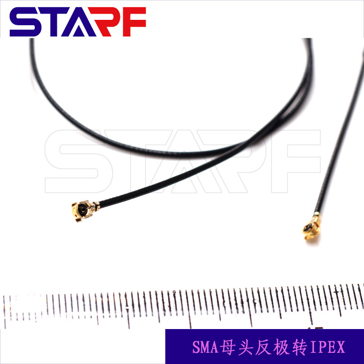 RF射频连接器MCX-KE焊接弯角90度MMCX-KE母头四脚座子PCB线路板