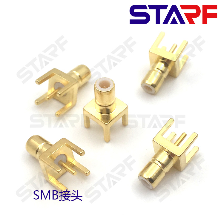 SMB同轴馈线加工，RF射频SMB连接器，射频同轴连接器图片