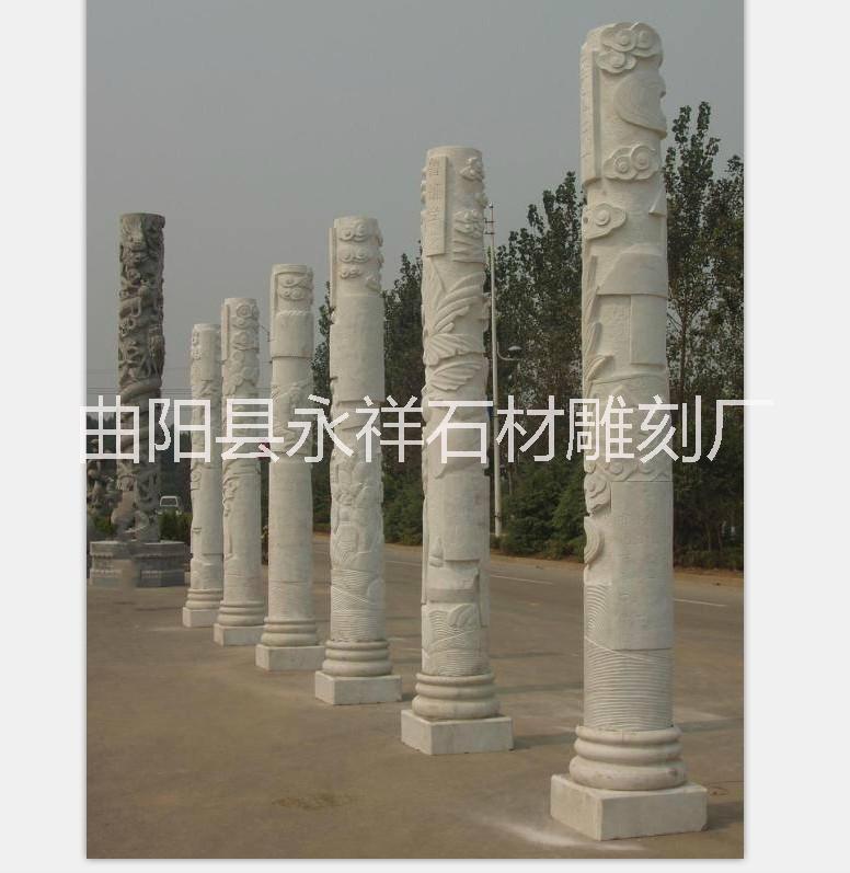 石雕盘龙柱校园文化柱