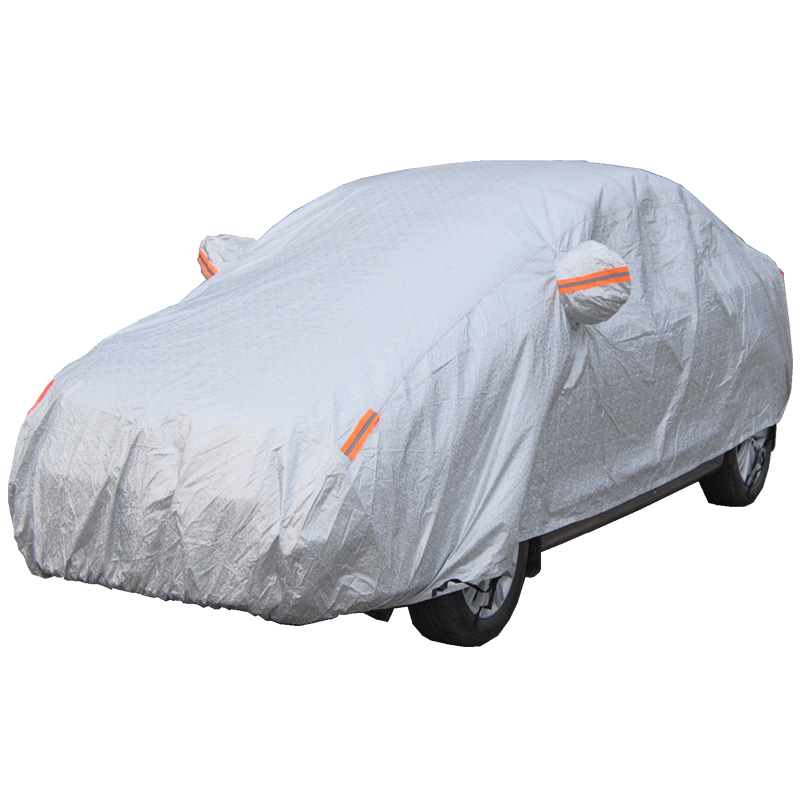 铝膜复合车衣布料棉绒加厚杜邦铝膜布汽车车衣布料优质布料