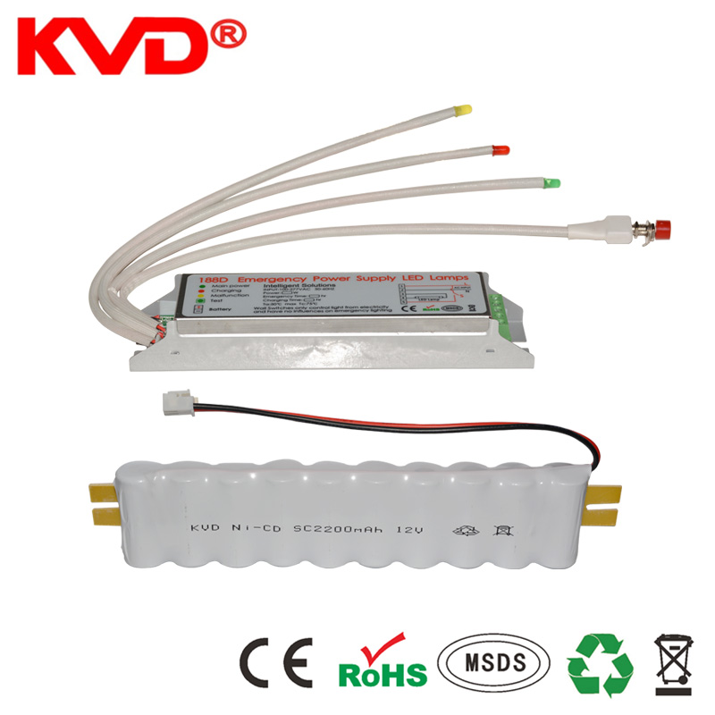 深圳市KVD188D 应急电源LED厂家KVD188D LED灯应急电源 18W应急90分钟 KVD188D 应急电源LED