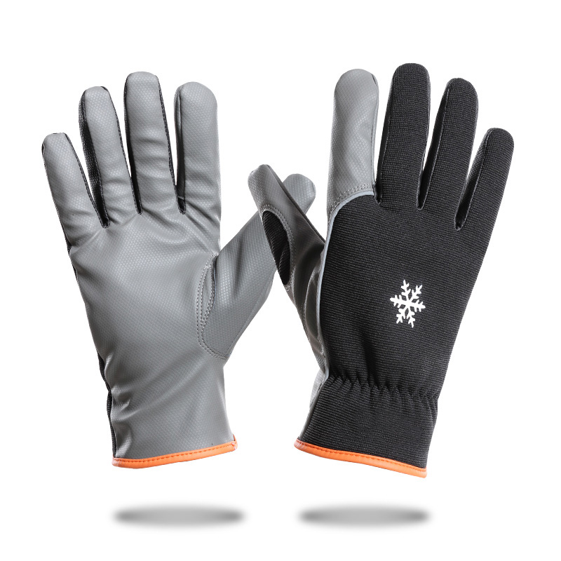 冬季新款骑行手套全指户外防风防水登山运动手套男女保暖触屏手套图片
