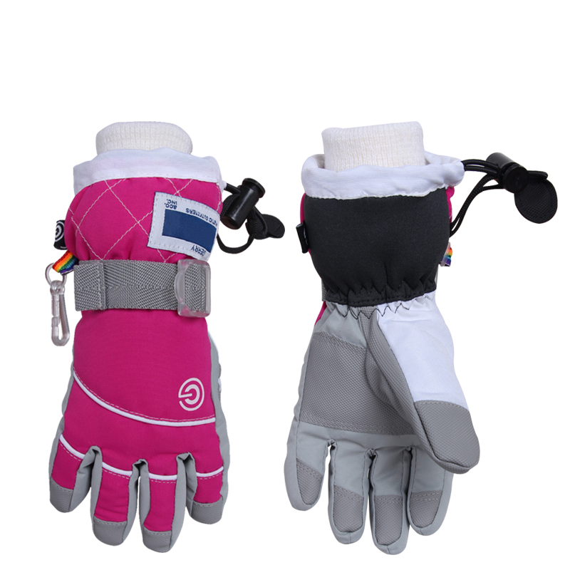 外贸滑雪手套儿童户外运动手套防水批发