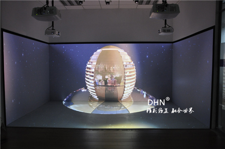 湖北武汉做弧形投影大屏融合DISO品牌DK517融合器厂家迪东科技