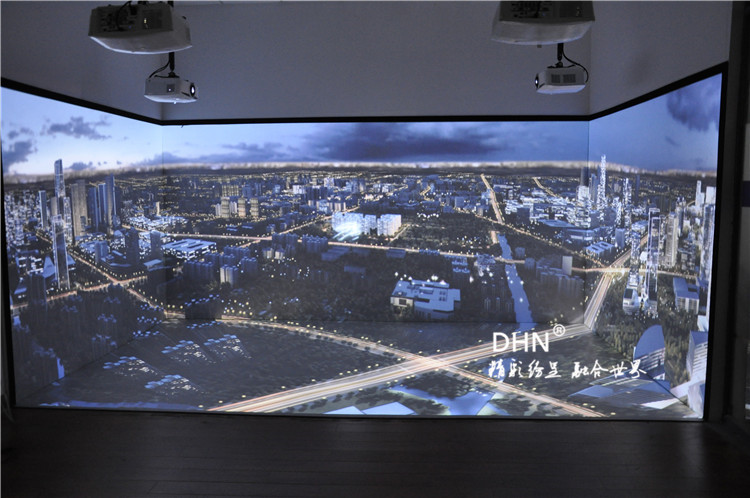 湖北武汉做弧形投影大屏融合DISO品牌DK517融合器厂家迪东科技