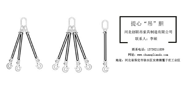 钢丝绳索具，柔性吊装带创联吊索具公司专业生产选择图片