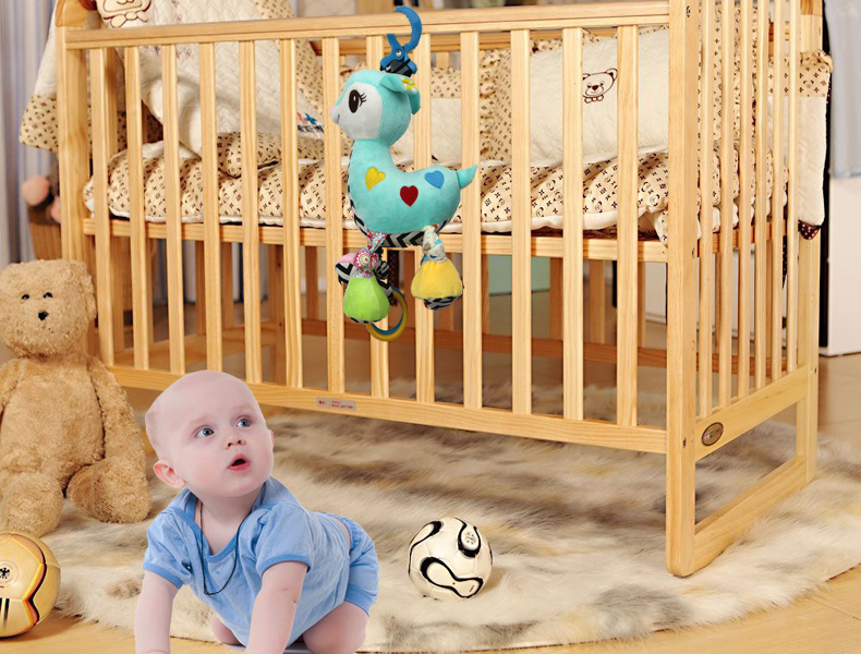 佛山市广东毛绒玩具厂婴儿玩具音乐床挂厂家广东毛绒玩具厂婴儿玩具音乐床挂小鹿娃娃