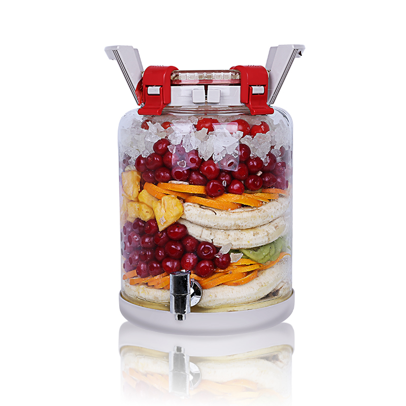 11L 30斤容量水果酵 素瓶玻璃葡萄酒酿酒器价格 水果酵 素瓶