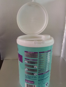 厂家大量销售PP食品级 500g米粉奶粉模内贴标桶
