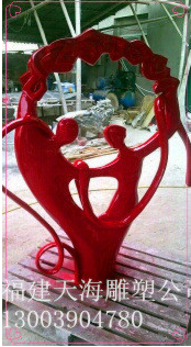龙岩玻璃钢雕塑厂家13860147558  玻璃钢抽象雕塑