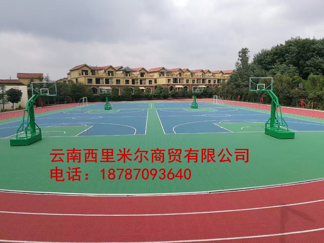 篮球场专用悬浮拼装地板优质PVC防滑防水 乒乓球场专用悬浮拼装地板