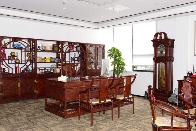 中式的传统文化意境美-美时美刻办公室装修实景