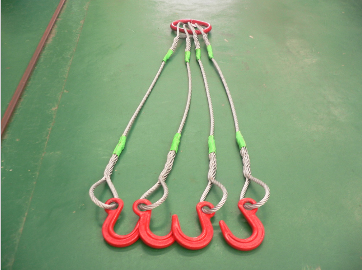 定制定做吊具集装箱吊索具、链条钢丝绳吊具，随时发货吊装工具 钢丝绳索具